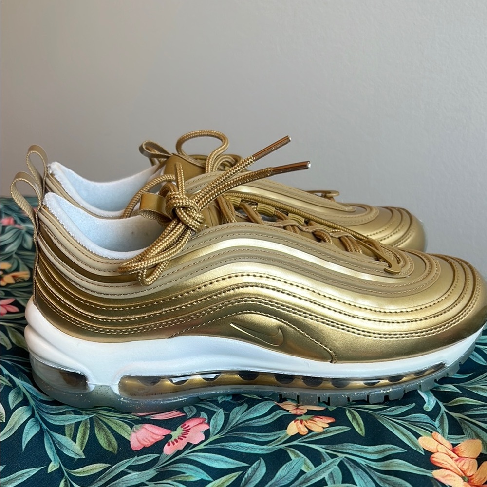Nike Metallic Gold Air Max 97 Sneakers - New size 7
